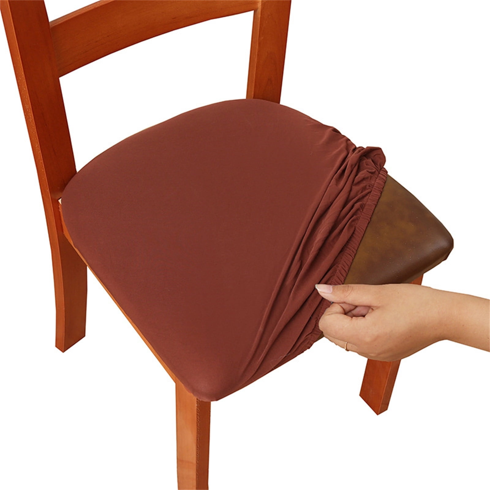 Tyidzon Chair Cover Solid Color Brushed High Elastic Chair Cover Soft and Comfortable Chair Seat Cover -Proof And- Chair Slipcover Suitable for Dining Chair Clearance!