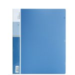 Binder with Plastic Sleeves (Navy Blue, 1 Pack), 30-Pocket Bound Presentation Book with Clear Sleeves, Sheet Protector Binder, Portfolio Folder