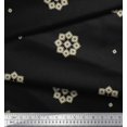thumbnail image 2 of Soimoi Poly Georgette Fabric Artistic Floral Print Sewing Fabric Yard 42 Inch Wide, 2 of 3