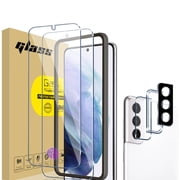 [2+2Pack] for Samsung Galaxy S22 Screen Protector and Camera Lens Protector, 9H Tempered Glass Film, Anti-Scratch, Case Friendly, Easy Installation, Bubble Free