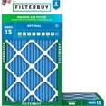 thumbnail image 1 of Filterbuy 10x18x1 Air Filter MERV 13 Health Defense, HVAC AC Furnace Air Filters Replacement (2-Pack), 1 of 9