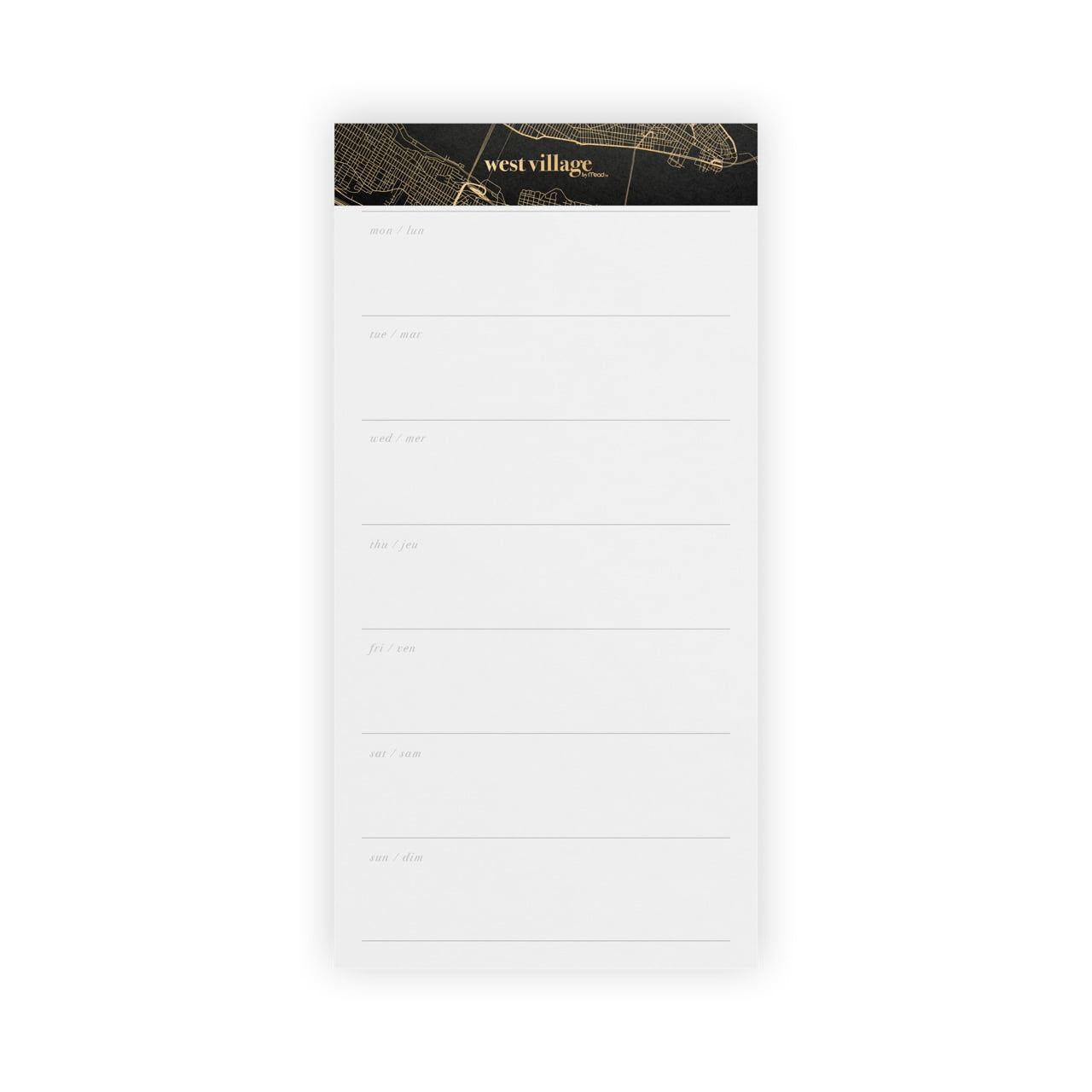Mead WV Daily/Wkly To Do List, 2pk,Biln