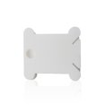 thumbnail image 1 of serony 120 Pieces/Set Bobbins Thread Card Embroidery DIY Crafting Organizer Holder -stitch Board Accessory Professional White 4x3.7x0.2cm 1Set, 1 of 6