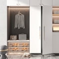thumbnail image 4 of & Glass Racks and Cabinet Pulls for Kitchen - Black And Champagne Bronze Knurled 5 Inch Hole Centers Durable Cabinet Hardware, 4 of 5