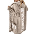 thumbnail image 2 of Qertyioot Hauts d'Hiver à Capuche pour Femmes, Veste de Mode Imprimée à Fermeture Éclair Manches Longues avec Poches, 2 of 6