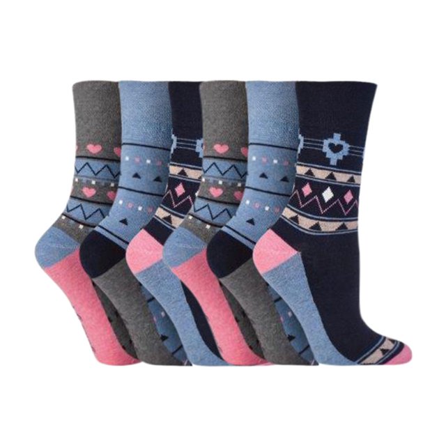 Gentle Grip - 6 Pairs Ladies Gentle Grip Non Elastic Socks