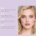 thumbnail image 3 of Glowjiu Glow Gallery Highlighting Eye & Cheek Palette, Glowjiu Palette, Cheek Palette - Eyeshadow and Highlighter Makeup, 4-In-1 Highlight Shades Makeup for Blush with Brushes (1 PC), 3 of 7