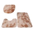 thumbnail image 2 of Meitianfacai s 3 Piece Thickened Bath Rugs Set, Bath Rug + Contour Mat + Toilet Seat Cover, Super Soft Microfiber Absorbent Non-Slip, Machine Washable Bathroom Rug Sets Bathroom Decor Mat, 2 of 3