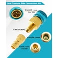 thumbnail image 2 of 2Pcs R1234yf High/Low Side Quick Couplers Adapter Kit Quick Connector Adapter R12 To Car R134AAdapter Fitting Connector Auto, 2 of 8