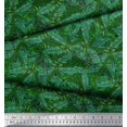thumbnail image 3 of Soimoi Polyester Crepe Fabric Palm Leaves Printed Fabric 1 Yard 52 Inch Wide, 3 of 3