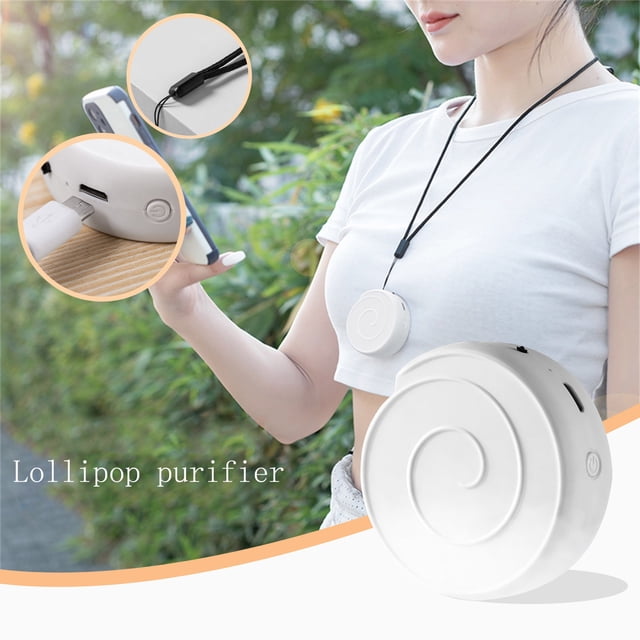 Agiferg Neck-type Negative Ion PM2.5 Formaldehyde Rremoval Portable Air Purifier