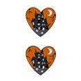 thumbnail image 4 of Maytalsory Exquisite And Fashionable Halloween Enamel Pin Brooch Gift For Gothic Jewelry Enthusiasts castle 2Set, 4 of 6