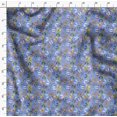 thumbnail image 4 of Soimoi Blue Moss Georgette Fabric Colorful Butterfly Printed Fabric 1 Yard 42 Inch Wide, 4 of 5