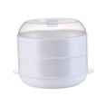 thumbnail image 4 of Microwave Heating Steamer Microwave Food Steamer for Vegetables Home Kitchen double layer, 4 of 8