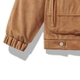 thumbnail image 4 of LSLJS Men's Thin Fall Outdoor Windbreaker Slim Fitting Long Sleeved Hooded Sun Protection Suit Outdoor Sprinter Coat( Coffee, XL), 4 of 4