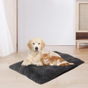 mtvxesu Pet Bed, Dog Crate Pad Plush Dog Bed for Dogs Calming AntiAnxiety Dog Bed for Crate Washable Soft Warm Dog Crate Mat with Non-Slip Bottom Pet Sale