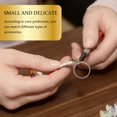 thumbnail image 4 of 80pcs Earrings Beading Ring Earring Circle Charms Round DIY Pendant Frame, 4 of 5