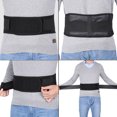 thumbnail image 4 of Lumbar Support Belt, High Elasticity Ergonomics Design Black Waist Support Belt, For, 4 of 8