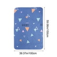 thumbnail image 4 of Feltree Extra-Large Washable Underpad, 60x40 Inch Waterproof Bed Pad with Non-Slip Back, Breathable Cotton Reusable Incontinence Pads for Seniors, Postpartum & Menstrual Care, 4 of 8