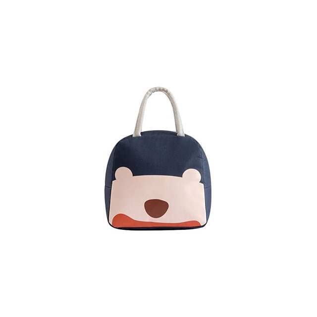 Funny Bear Lunch Box for Kids Insulated Lunch Bag Kids Lunch Bag for Boys for Girls Lunch Tote Box Bag for Work School
