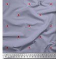 thumbnail image 1 of Soimoi Rayon Fabric Floral Clip Art Print Sewing Fabric Yard 56 Inch Wide, 1 of 1