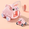 thumbnail image 1 of TIMIFIS Catapult Cars Cute Cartoons Animals Child Catapult Car Mini Inertias Rebounds Car Puzzle Parent-Child Interactive Children's Toy Car Model, 1 of 6