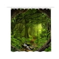 thumbnail image 2 of EGNMCR Rideaux, Rideaux pour Chambre Rideau de Douche Imprimé Polyester et Anti-Moisissure Salle de Bain et Rideau de Séparation Anti-Moisissure 150X180CM un Rideau, 2 of 2