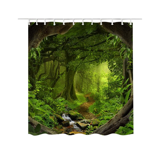 CEHVOM Rideau de Douche Imprimé Polyester Imperméable et Anti-Moisissure Rideau de Séparation Imperméable et Anti-Moisissure 150X180CM Liquidation