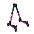 thumbnail image 1 of Zootealy Support de Guitare en Alliage d'Aluminium Ajustable pour Instruments Folkloriques Classiques - Support Violet à Cadre en A - Conception Pliable - Logo Disponible pour Personnalisation, 1 of 7
