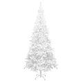 thumbnail image 2 of vidaXL Artificial Pre-lit Christmas Tree with Ball Set L 240 cm White, 2 of 5