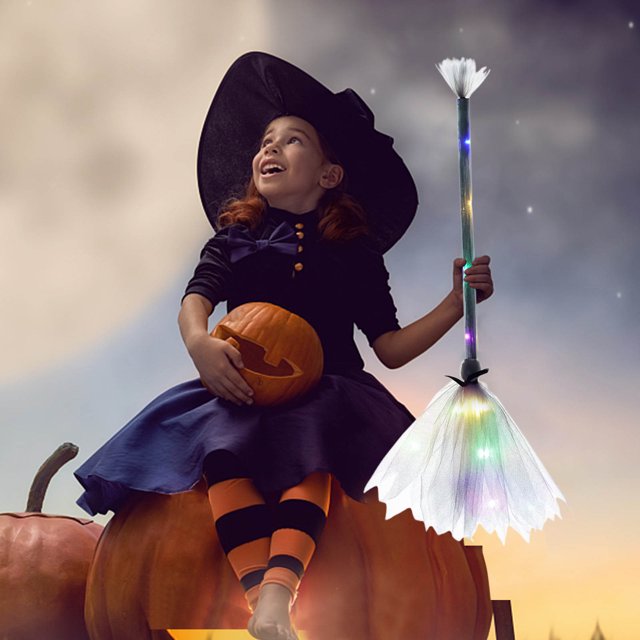 Antqov Witch Halloween Toy Rudolph Broomstick Academy