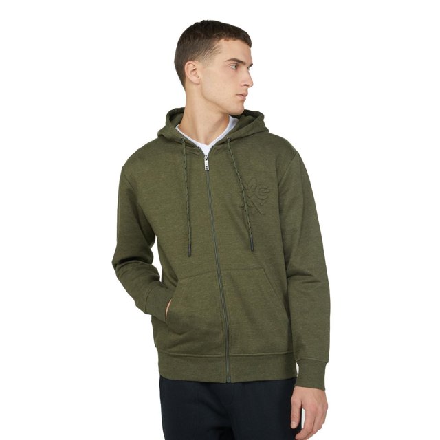 MEXX Fleece Zip Front Hoodie for Men