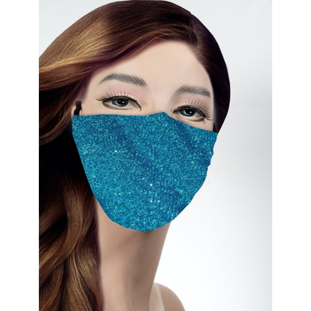 Sexy Sequins Ladies Hi Fashion Designer 90210 Face Mask
