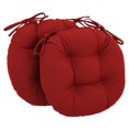thumbnail image 2 of Coussins de Chaise Ronds Capitonnés en Sergé Uni de 16 Po (Ensemble de 2), 2 of 2