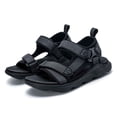 thumbnail image 3 of Sandales pour Petits Garçons pour Activités de Plein Air, Tenue Décontractée, Design Fixe, Chaussures d'Été Durables pour Enfants, Taille 6-7T, 3 of 7