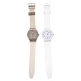 thumbnail image 2 of 2 Pcs Montre Mode pour Enfants Ronde en Plastique Simple pour École et Exercice, 2 of 8