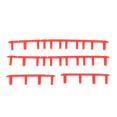 thumbnail image 2 of Accessoires de Remplacement pour Oeillets de Cordage de Raquette/raquette de Badminton - 11 Clous et Type Rouge, 2 of 7