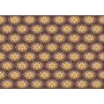 thumbnail image 1 of Ahgly Company Machine Washable Indoor Rectangle Transitional GoldenRod Gold Area Rugs, 3' x 5', 1 of 7
