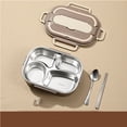 thumbnail image 1 of Danhjin Fresh Keeping Portable Stainless Steel Lunch Box Insulation Box Student Lunch Box Outdoor Lunch Box Lunch Box, 1 of 2