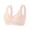 Beige, variant on Bra Lingerie for Casual Home Wear - Front Buttoned Seamless Backless Comfort with Adjustable Straps and Cup Design for All Seasons