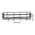 thumbnail image 4 of Shisuyan Wall Shelves For Kitchen Black Wrought Iron Paint 1 Set 11X3.9X3.9In, 4 of 8