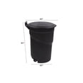 thumbnail image 3 of RAMTUFF Wheeled Outdoor Trash Can Black 121L/32G, 3 of 5