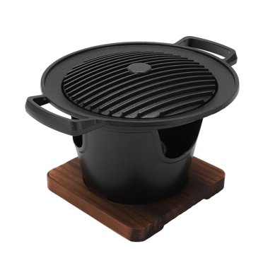 Portable Mini Grill, Food Grade Material Anti Stick Mini BBQ Grill Compact Structure for Picnics for Traveling for Camping