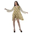 thumbnail image 3 of Moomaya Robe de Cocktail Imprimée à Manches Longues Tenues de Noël Robe Courte pour les Fêtes, 3 of 4