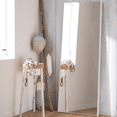 thumbnail image 1 of NeuType Full Length Mirror Floor Large Wall Mounted Bedroom Dressing Mirror Silver 71"x27", 1 of 6