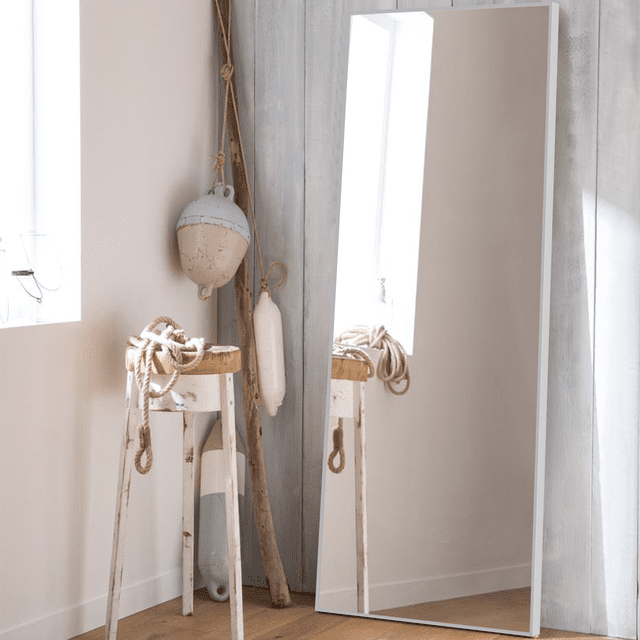 NeuType Full Length Mirror Floor Large Wall Mounted Bedroom Dressing Mirror Silver 71"x27"