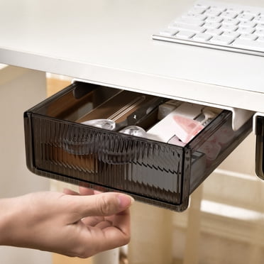 Meitianfacai Organiseur de Bureau sous Tiroir Non Poreux Porte-Stylos Cachés Organiseur de Bricoles de Bureau Bureau d'Étudiant Papeterie