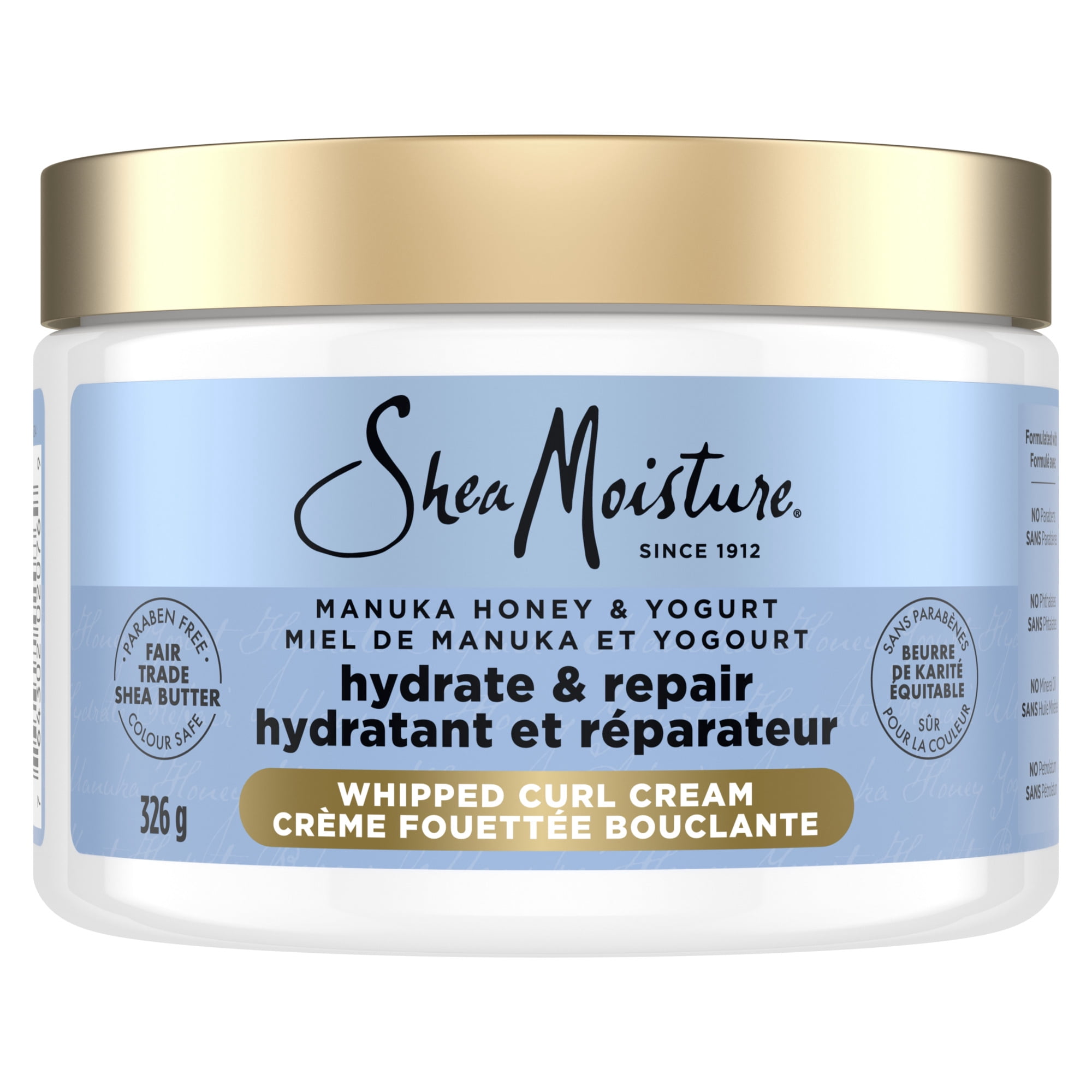 SheaMoisture Whipped Curl Cream Hydrate & Repair, 326 g