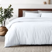 Bare Home Linen Duvet Cover and Sham Set