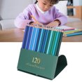 thumbnail image 1 of 120 Colored Pencils, Vibrant Artists Pencil With Green Box Color Rendering Pencil, Oil Based Colored Pencils For Gift For Professional Drawing, Sketching, Shading, Coloring Book, 1 of 8